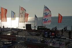 Warten auf Wind